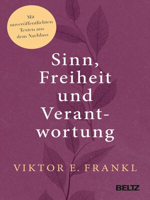 cover image of Sinn, Freiheit und Verantwortung